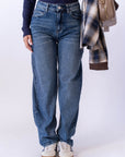 Jeans Straight Denim Blu