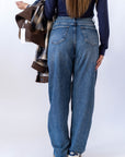 Jeans Straight Denim Blu