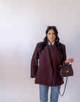 Blazer Borgogna