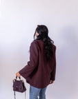 Blazer Borgogna