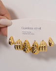 Set Orecchini Drop Gold - Stylish Moda