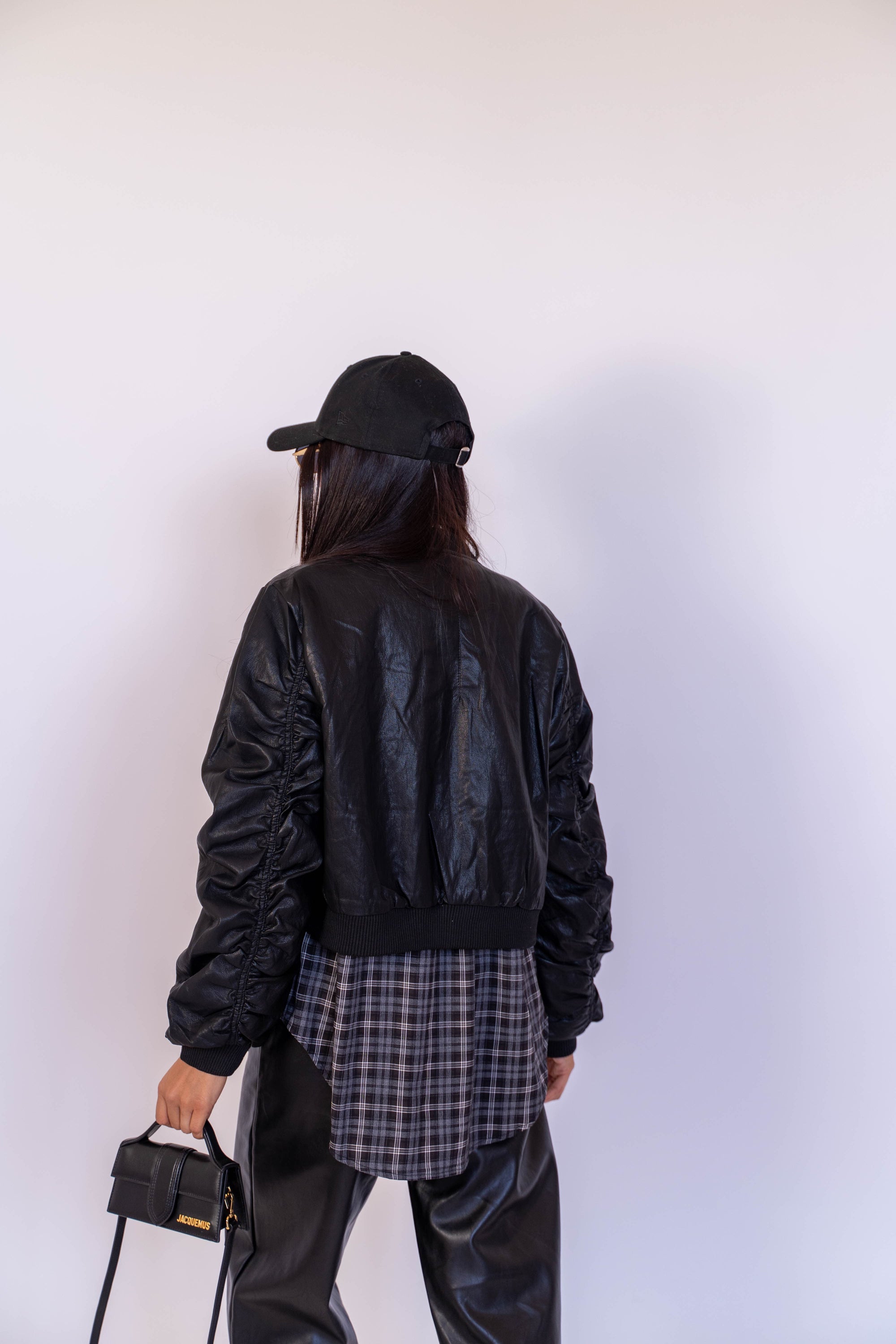 Giubbotto In Ecopelle Black