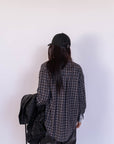 Camicia A Quadri Grey