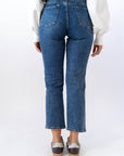 Jeans Mom Denim Blu