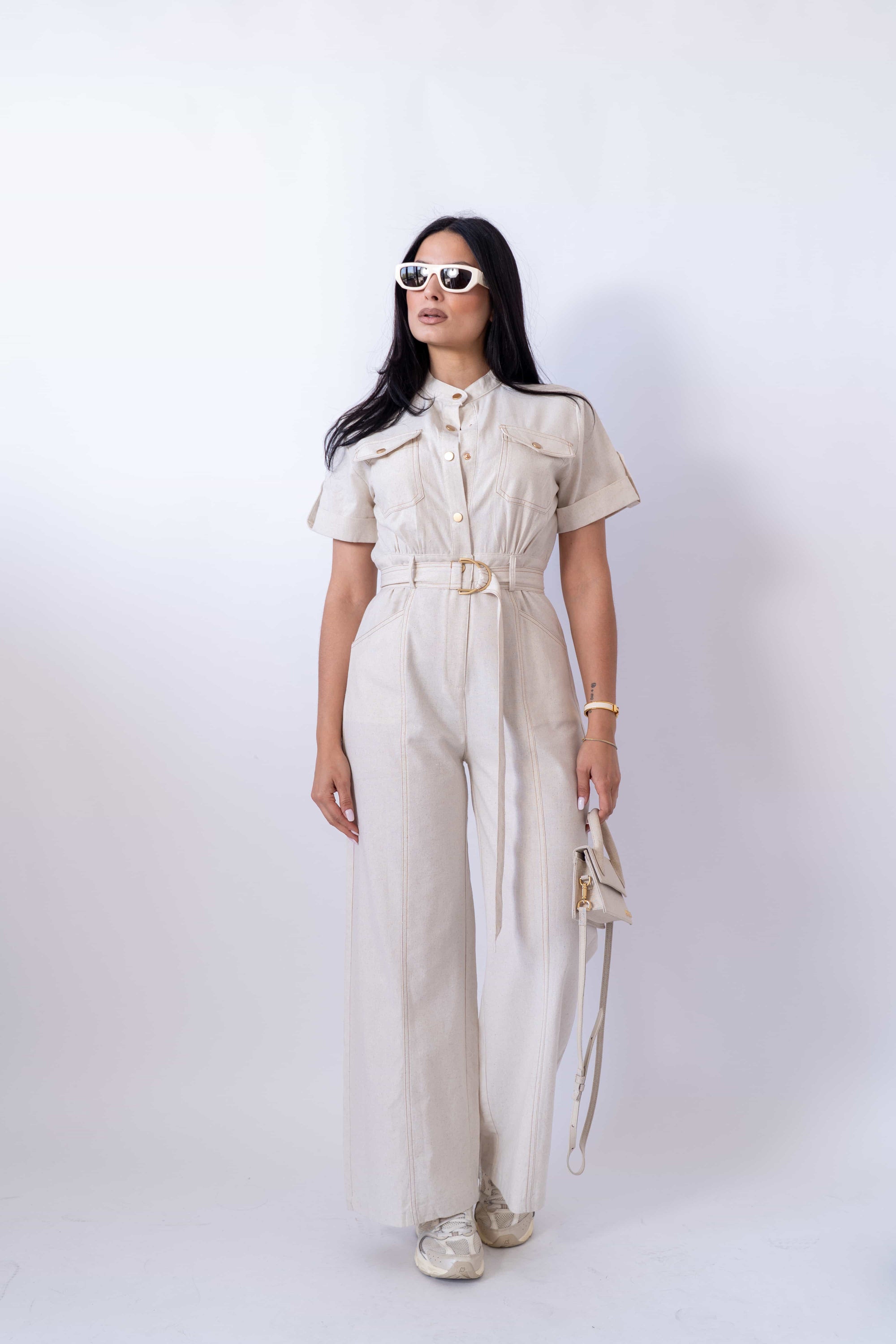 Jumpsuite In Denim - Stylish Moda