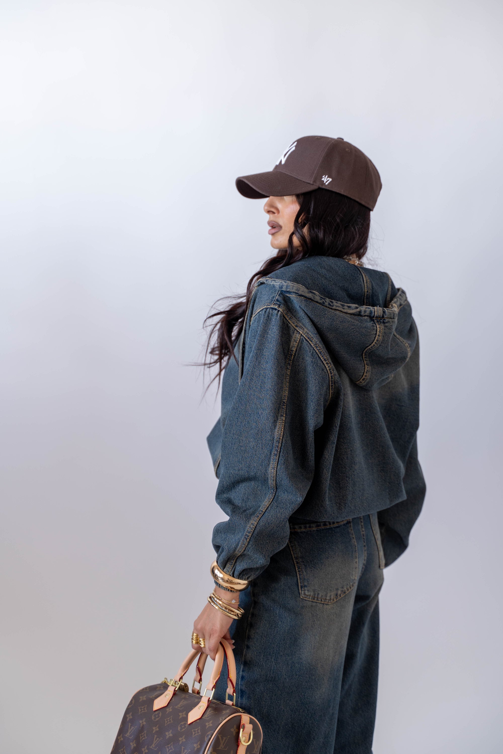 Giacchetto In Denim Vintage