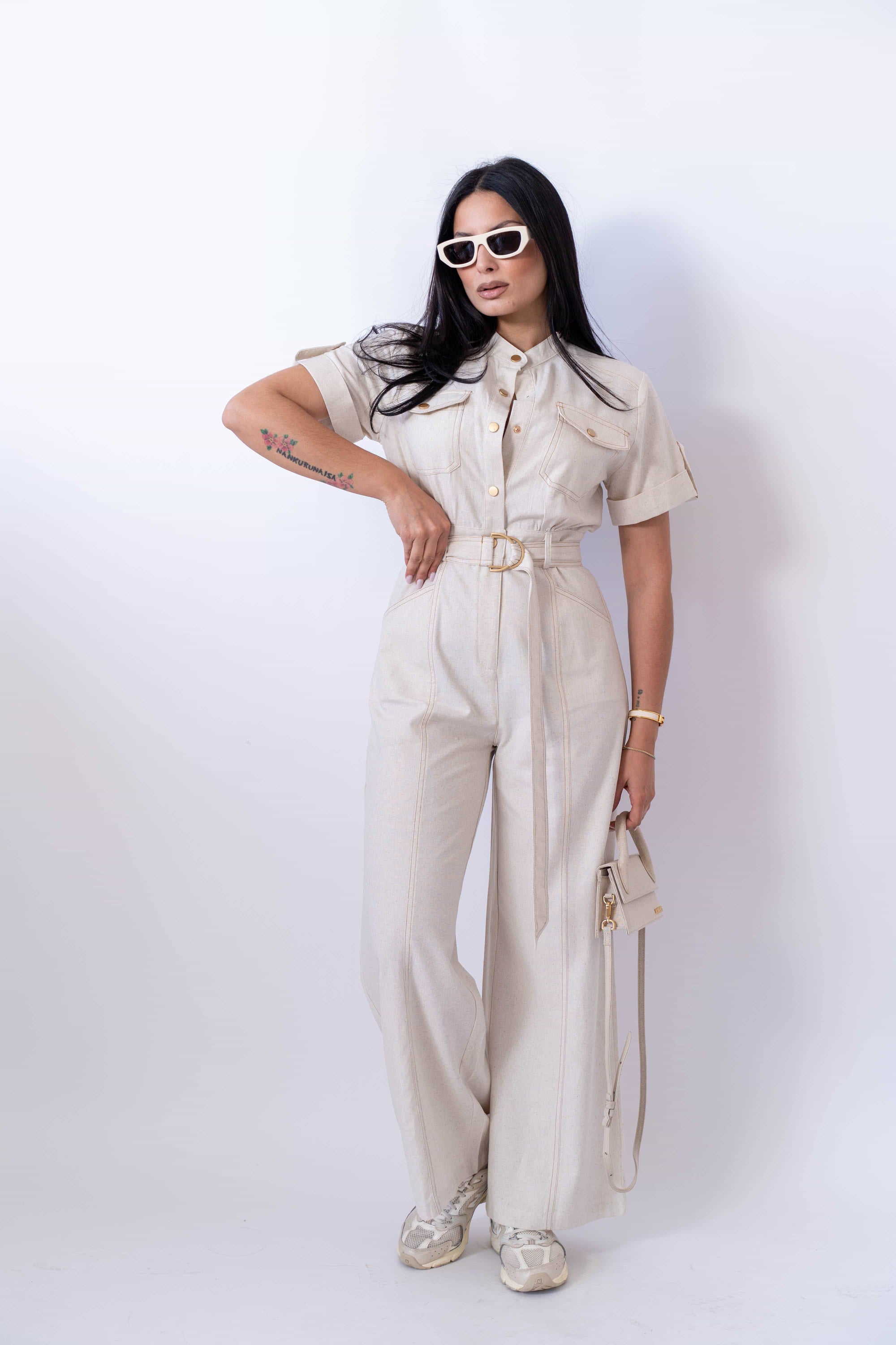 Jumpsuite In Denim - Stylish Moda