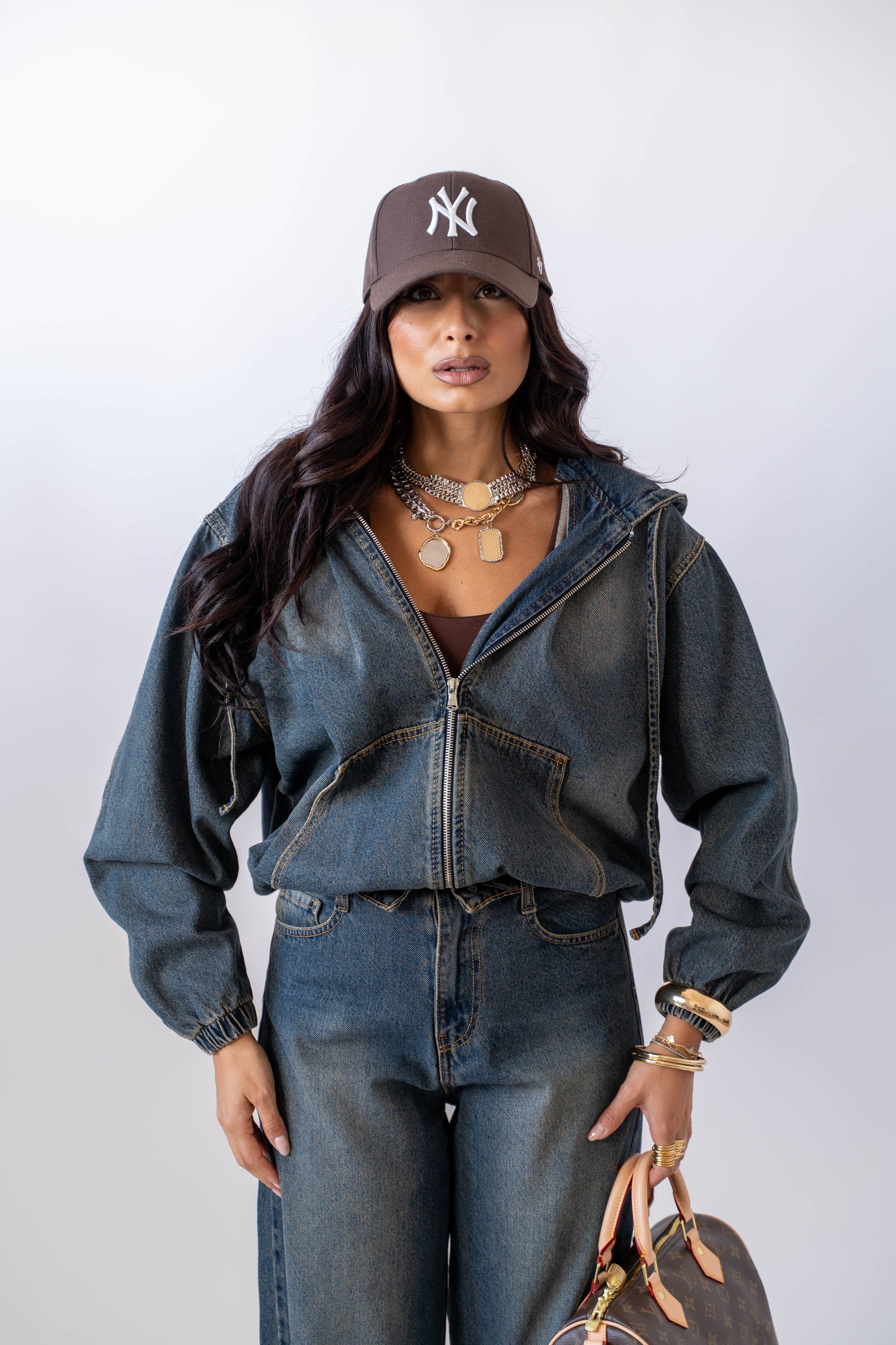 Giacchetto In Denim Vintage