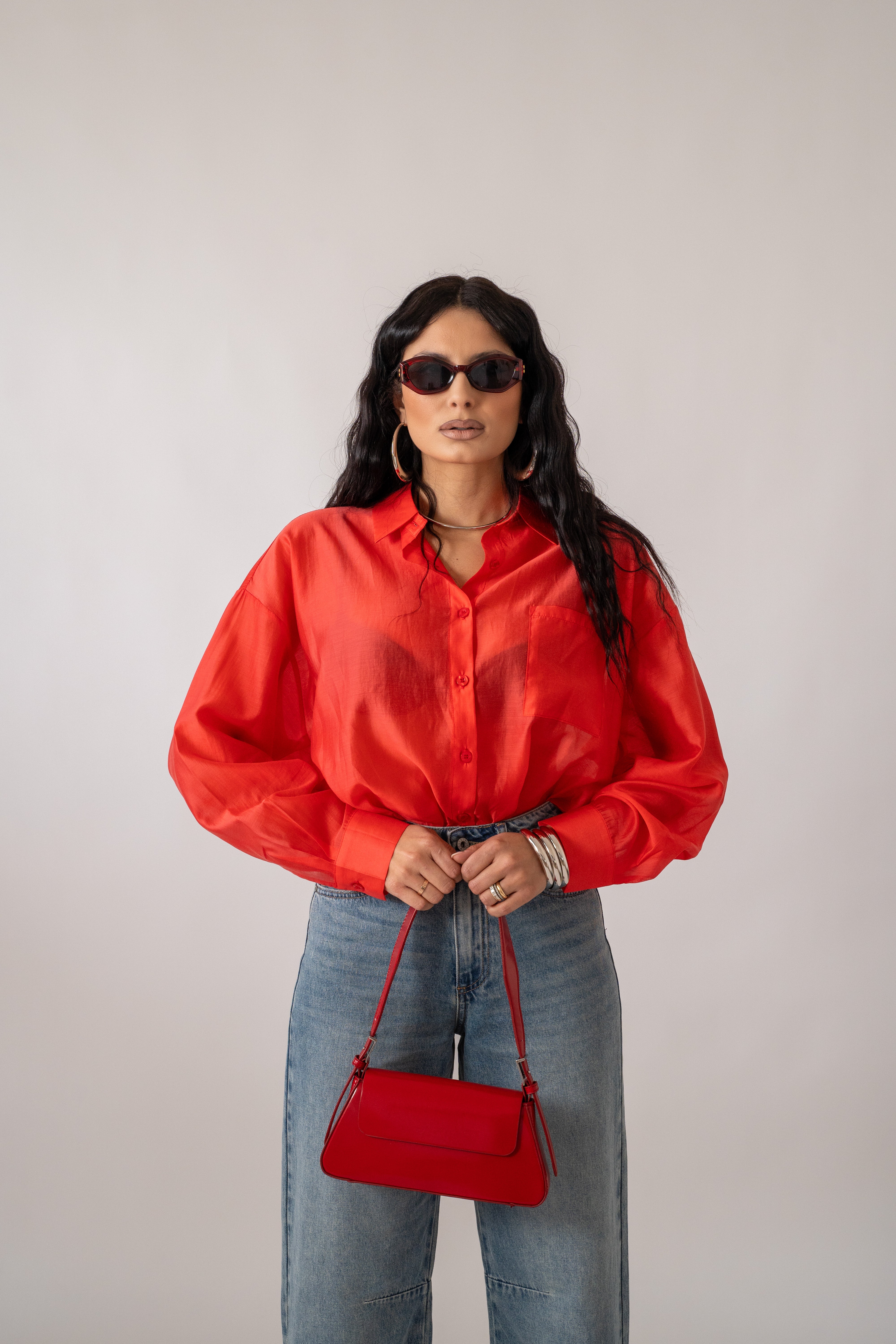 Camicia Velata Red