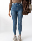 Jeans Skinny Vita Alta