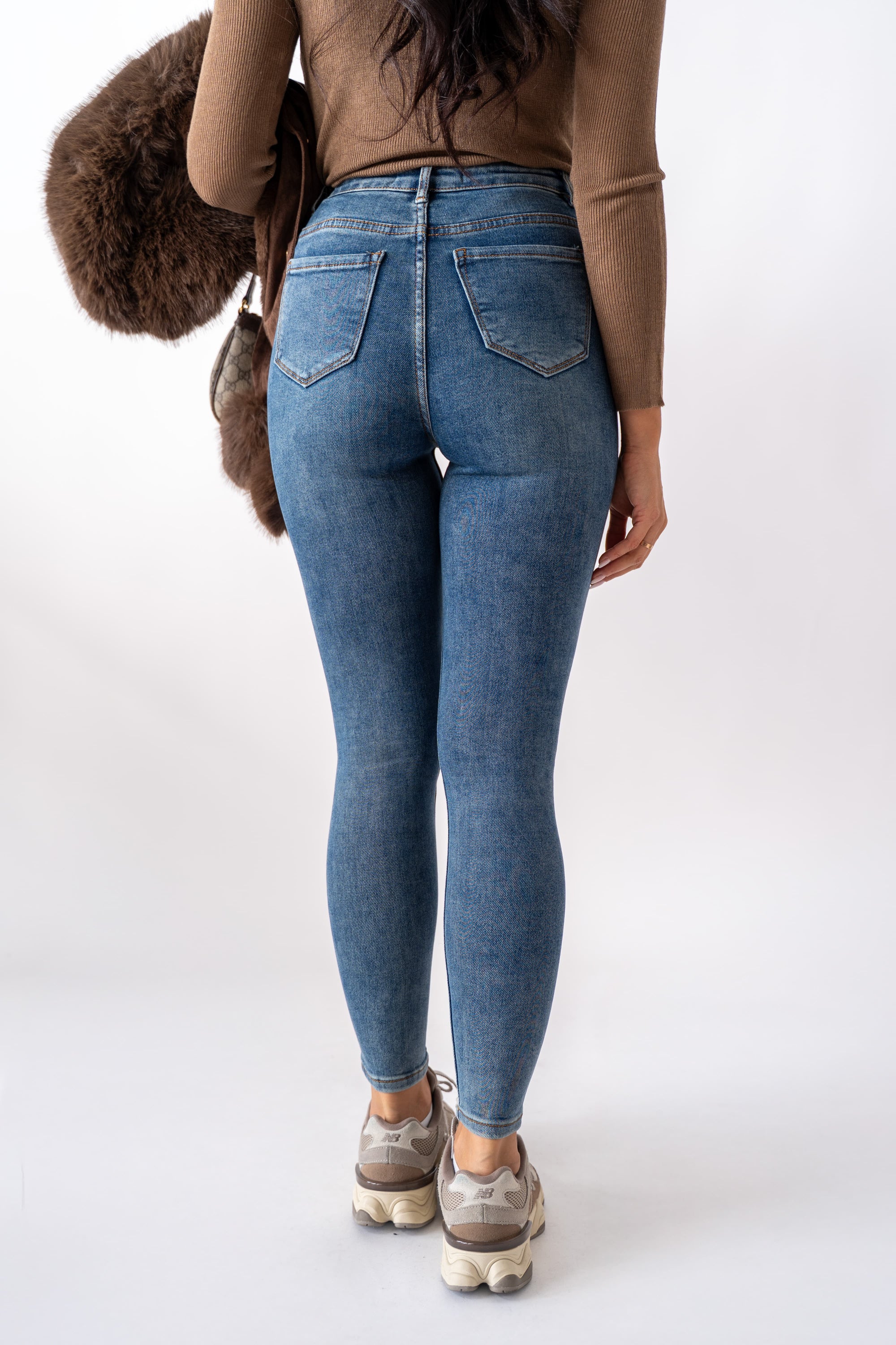 Jeans Skinny Vita Alta