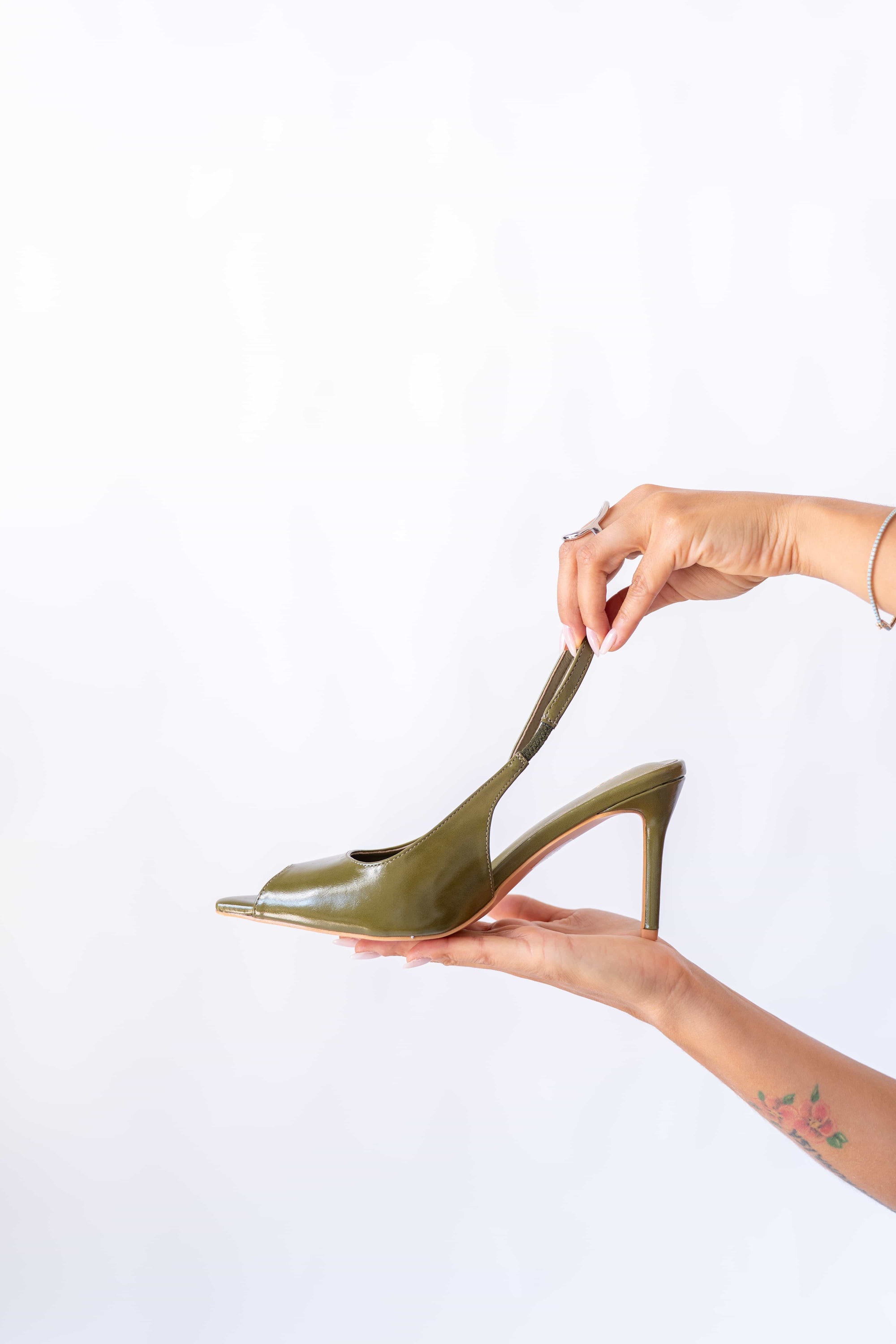 Slingback Olive Green