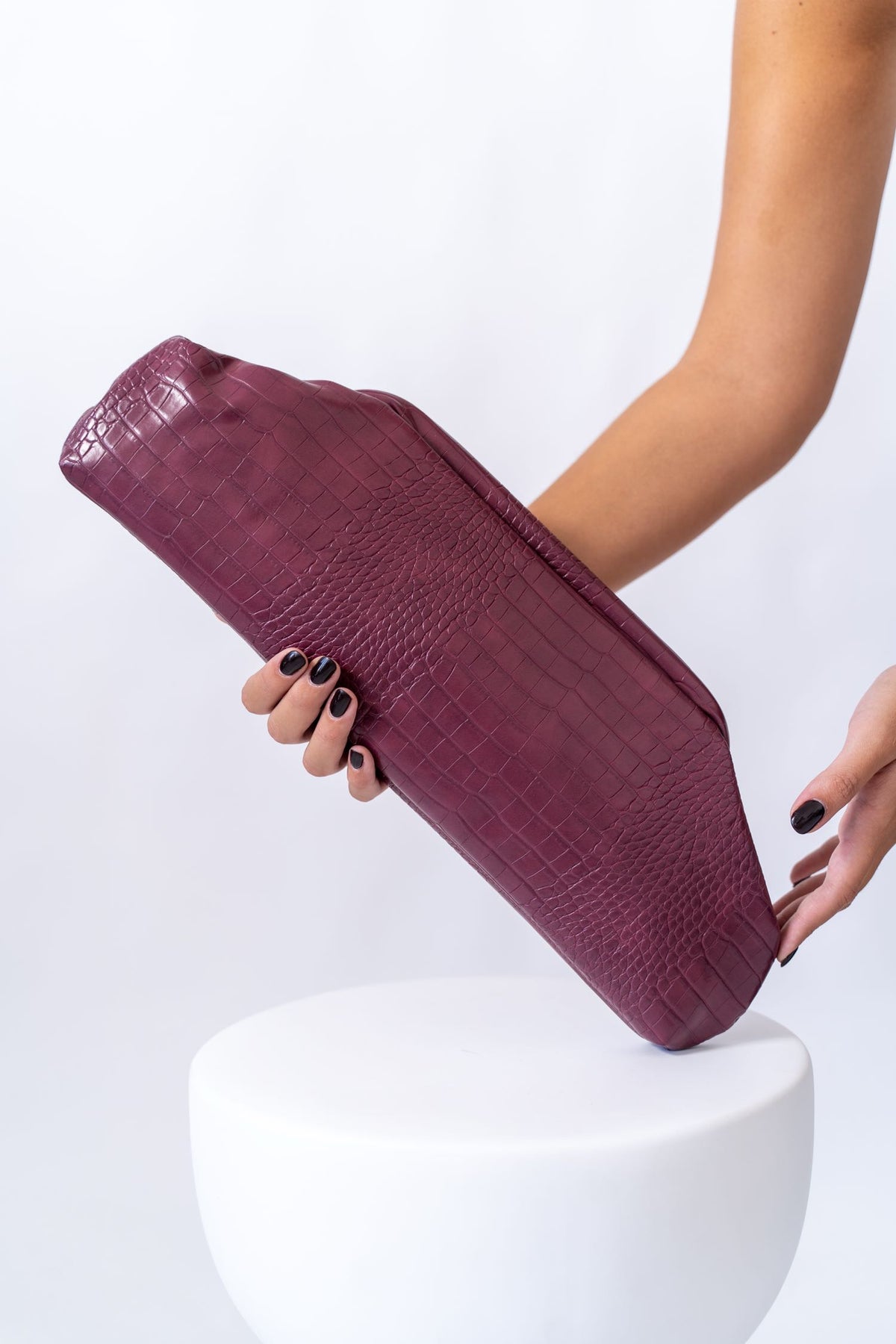 Borsa Baguette In Ecopelle