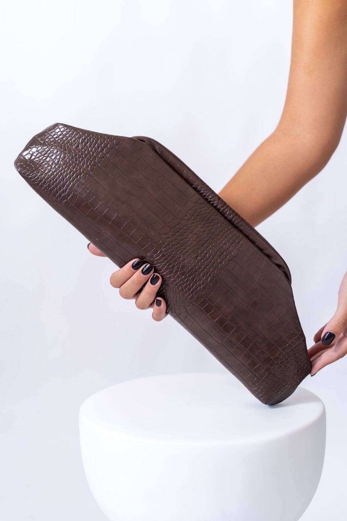 Borsa Baguette In Ecopelle