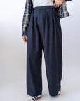 Pantalone Palazzo Effetto Denim