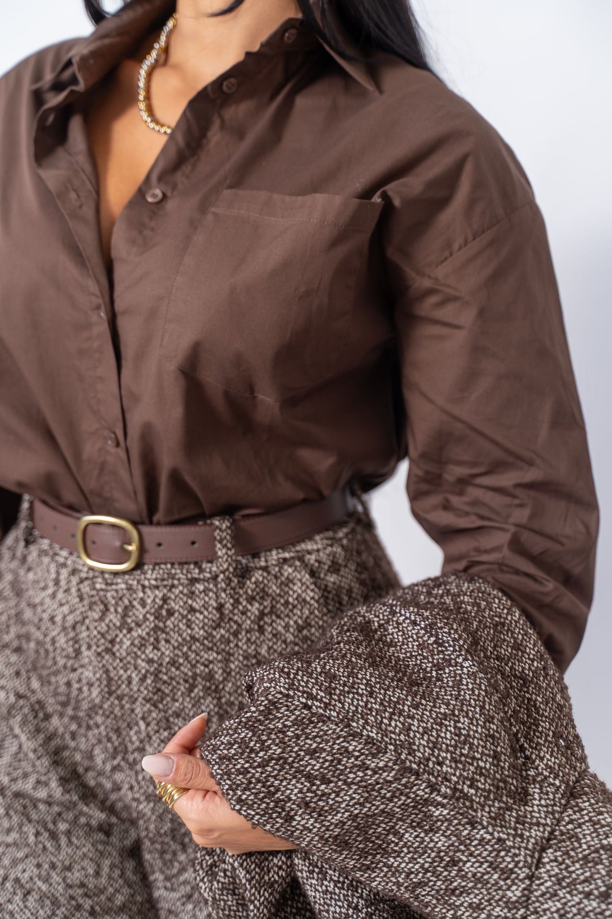 Camicia Over Brown
