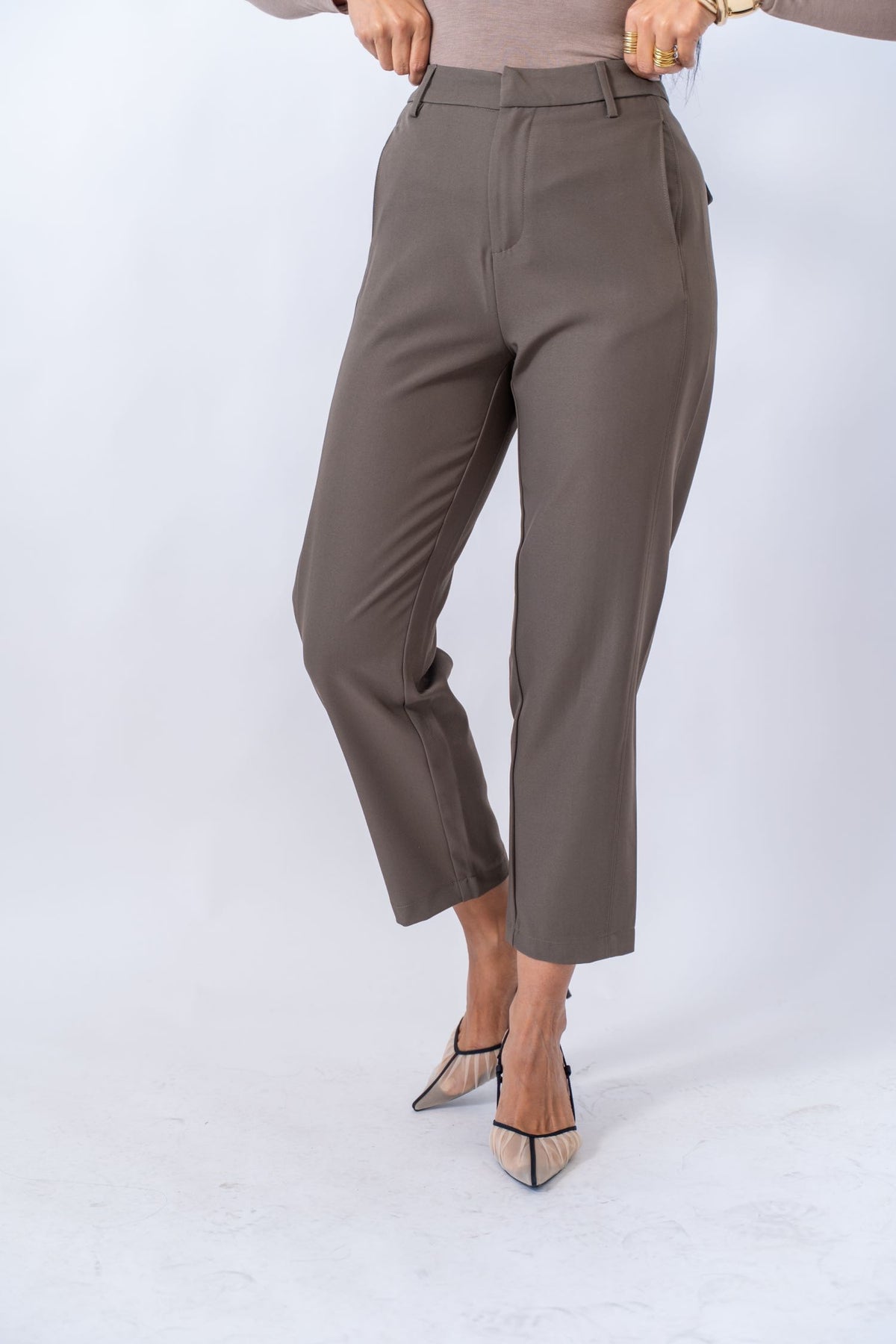 Pantalone Mom Brown