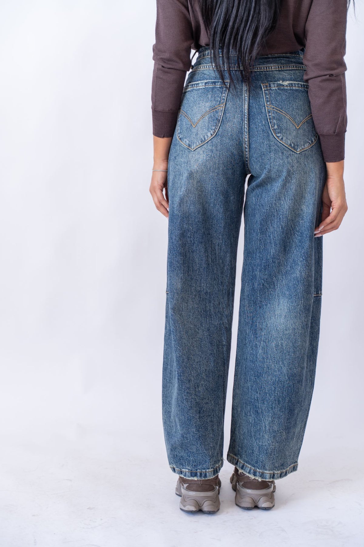 Jeans Balloon Denim Blu