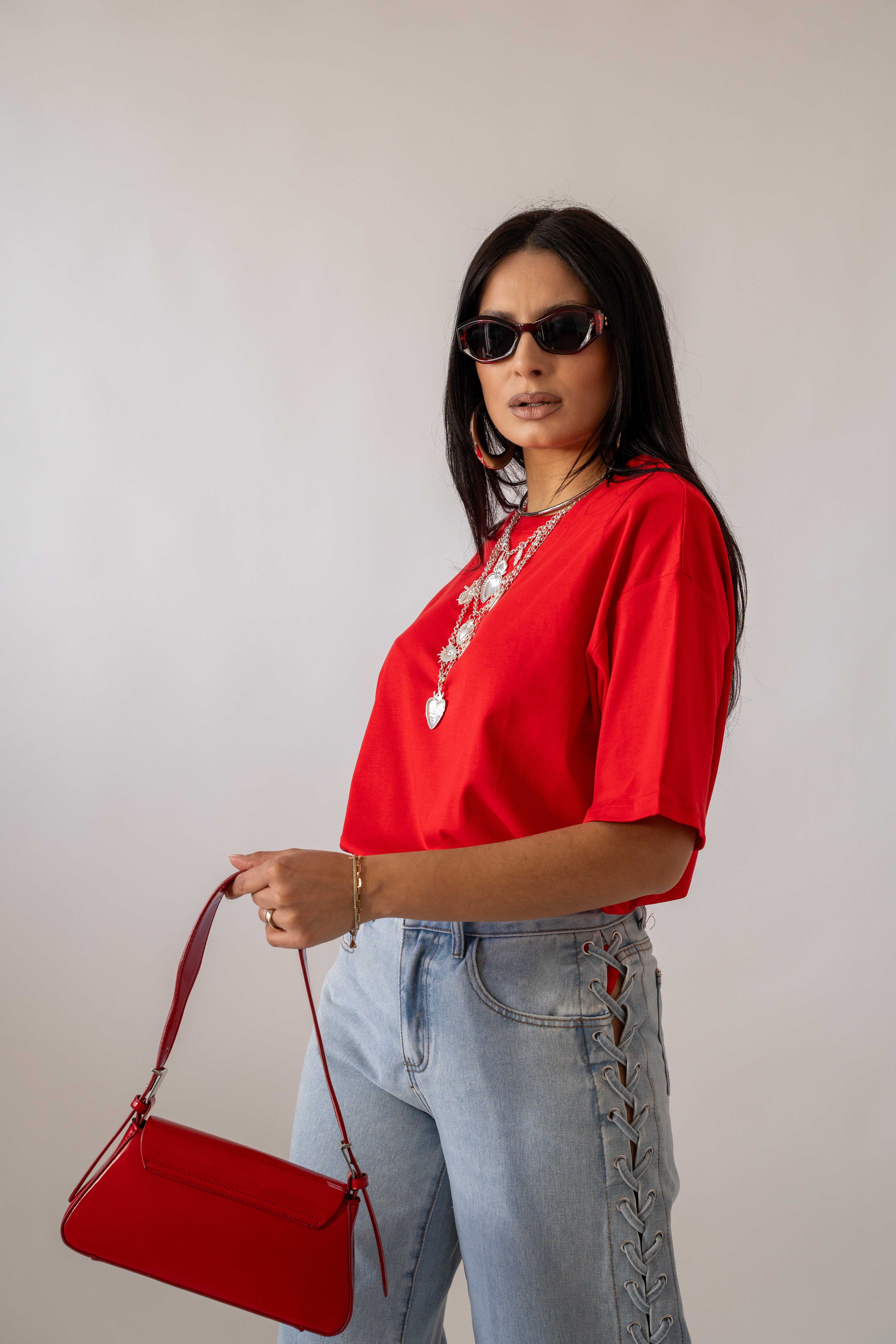 T-Shirt Over Red