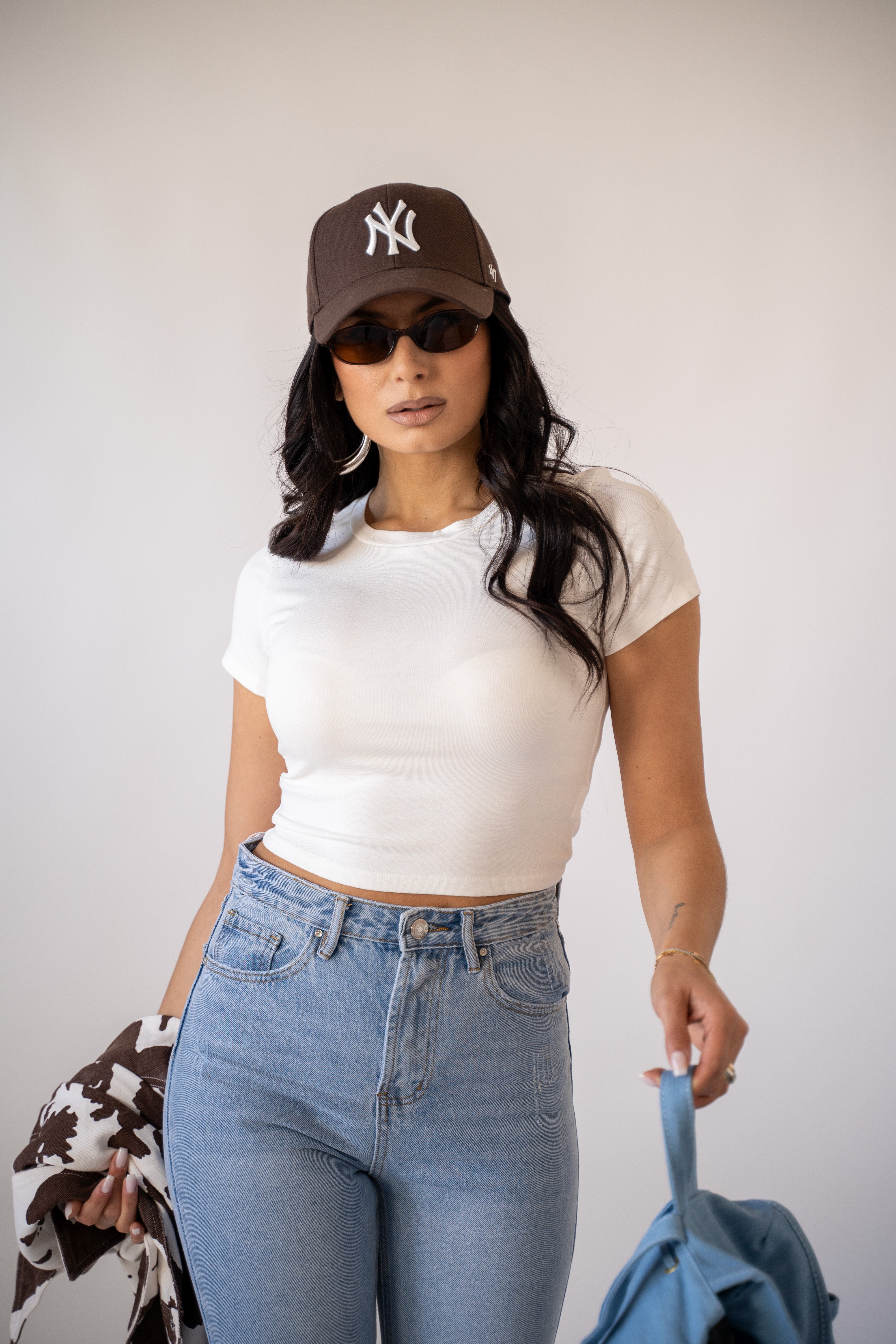 Maglia Crop Basic