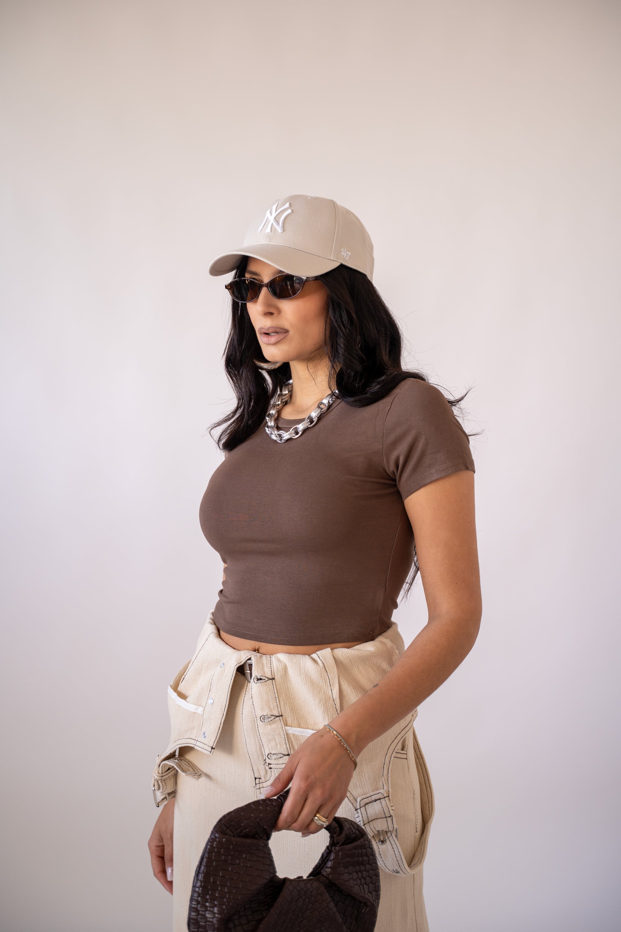 Maglia Crop Basic