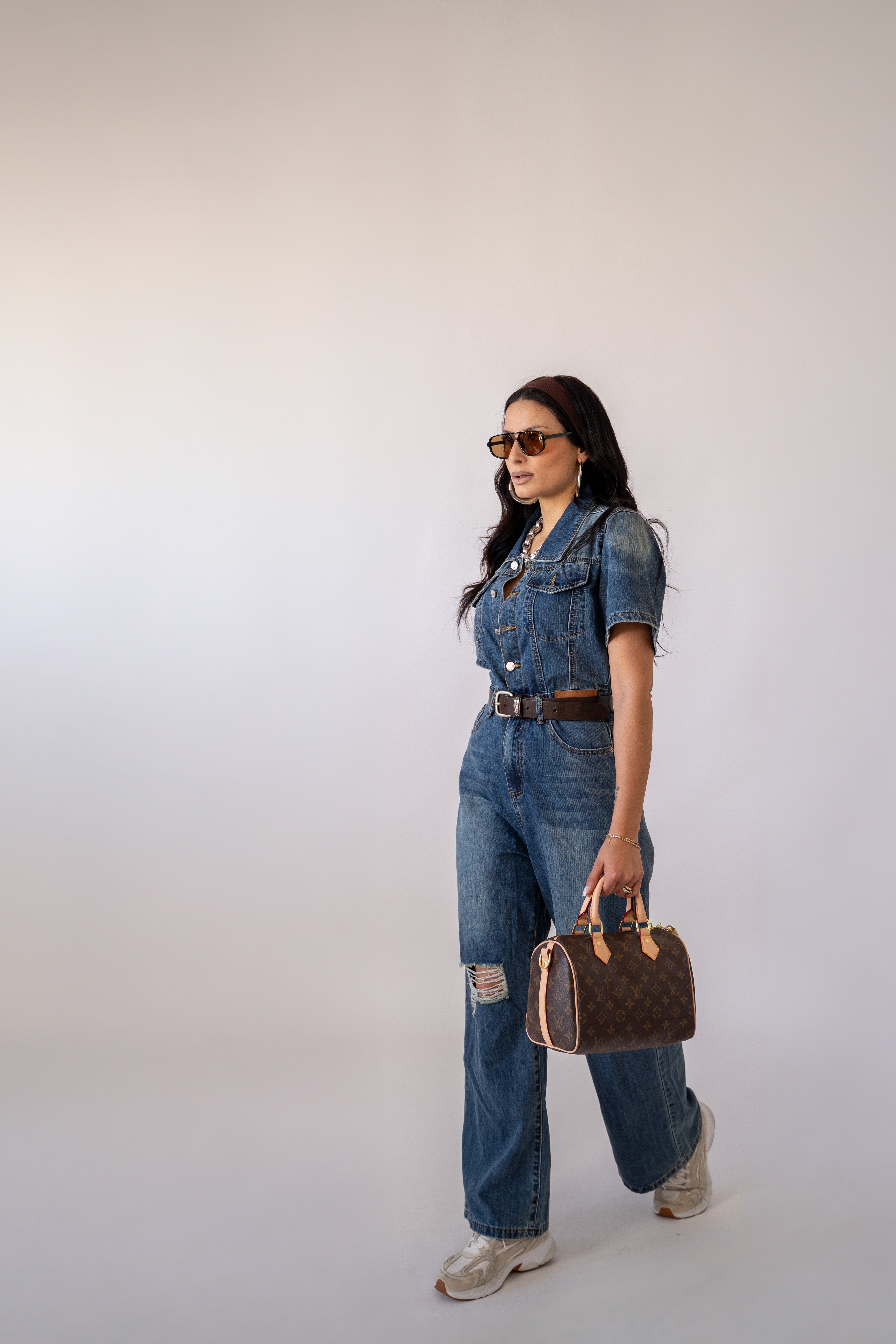 PRE ORDINE Jumpsuit Denim Corinne