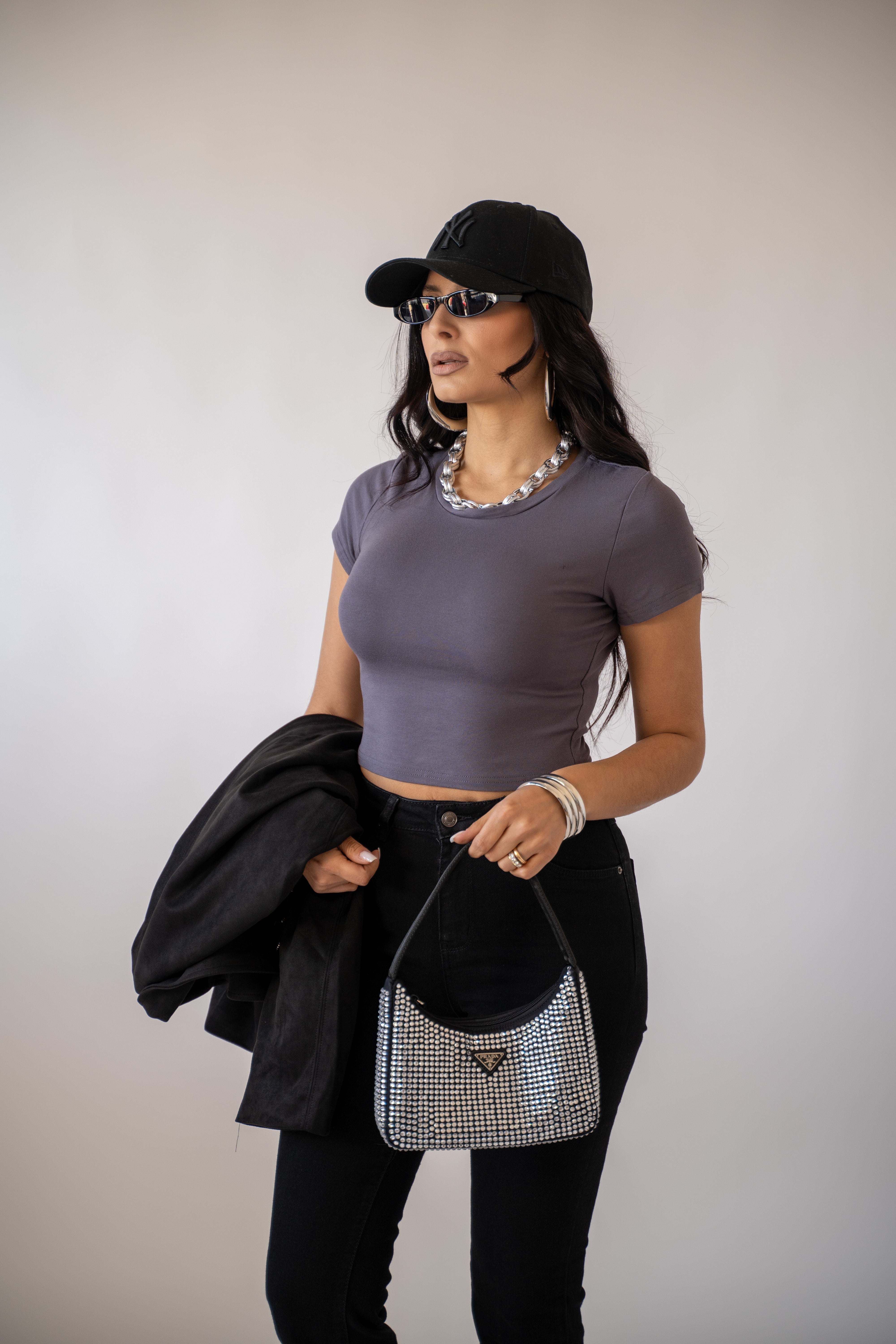 Maglia Crop Basic