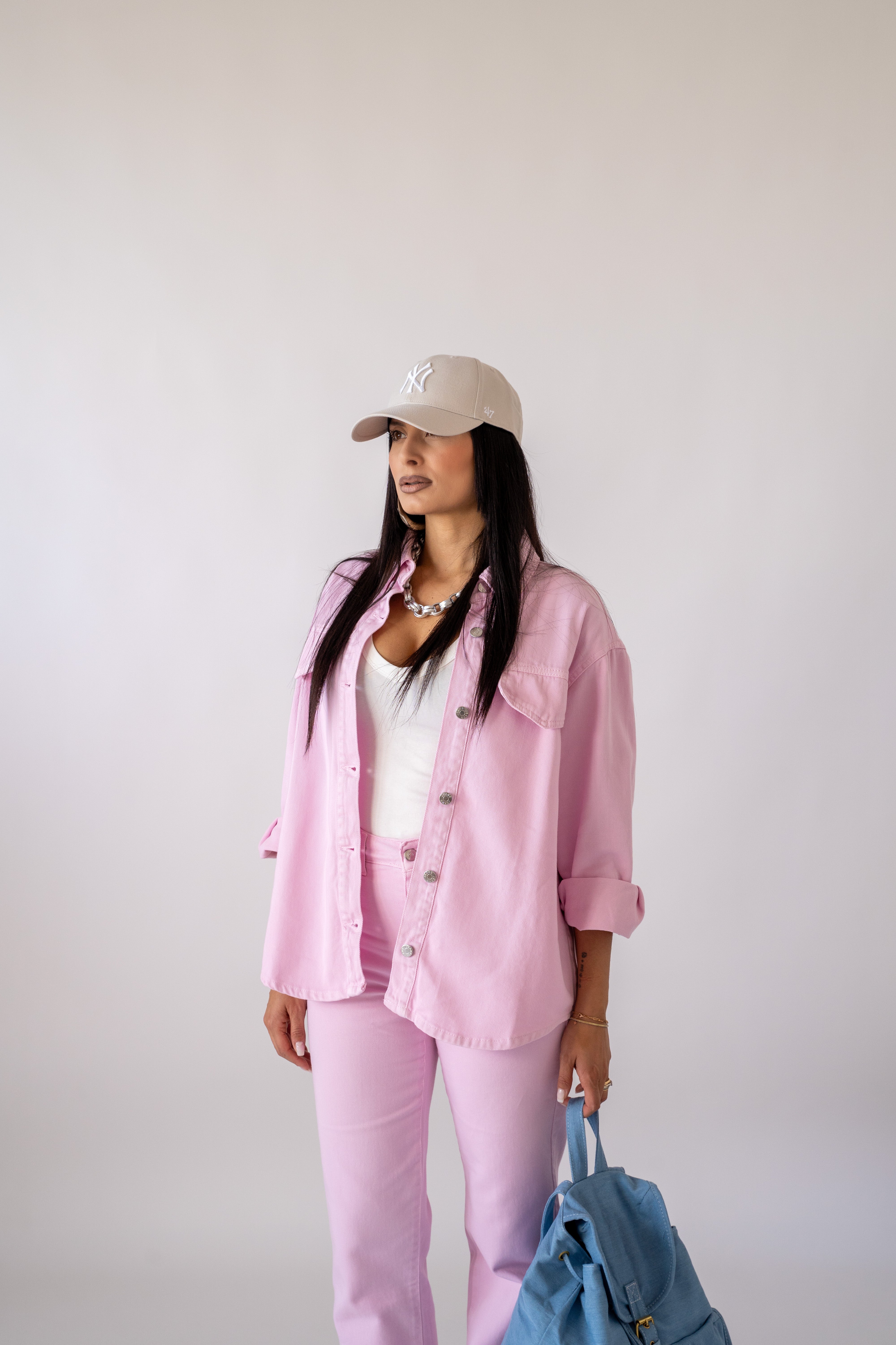 Camicia Denim Pink