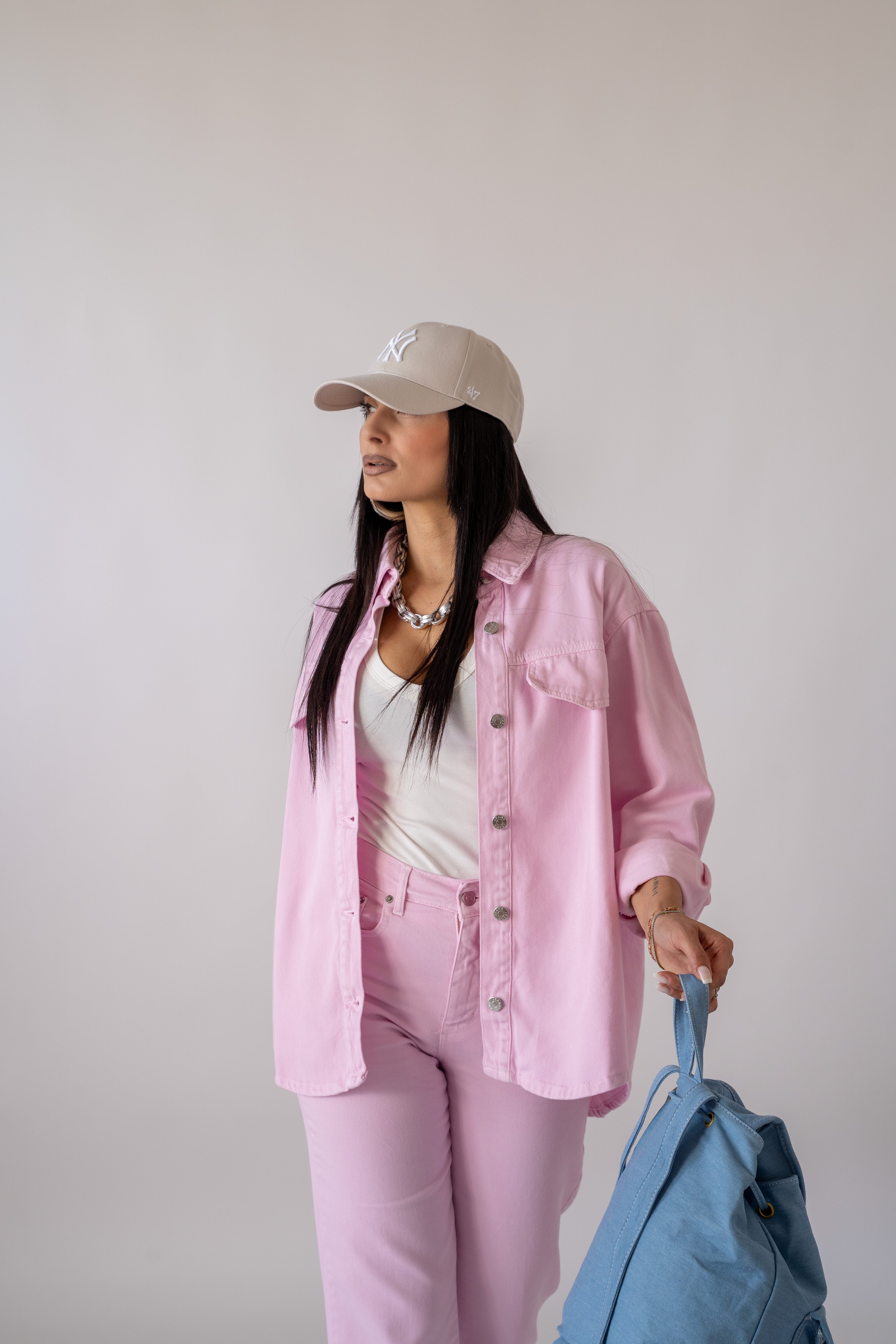 Camicia Denim Pink