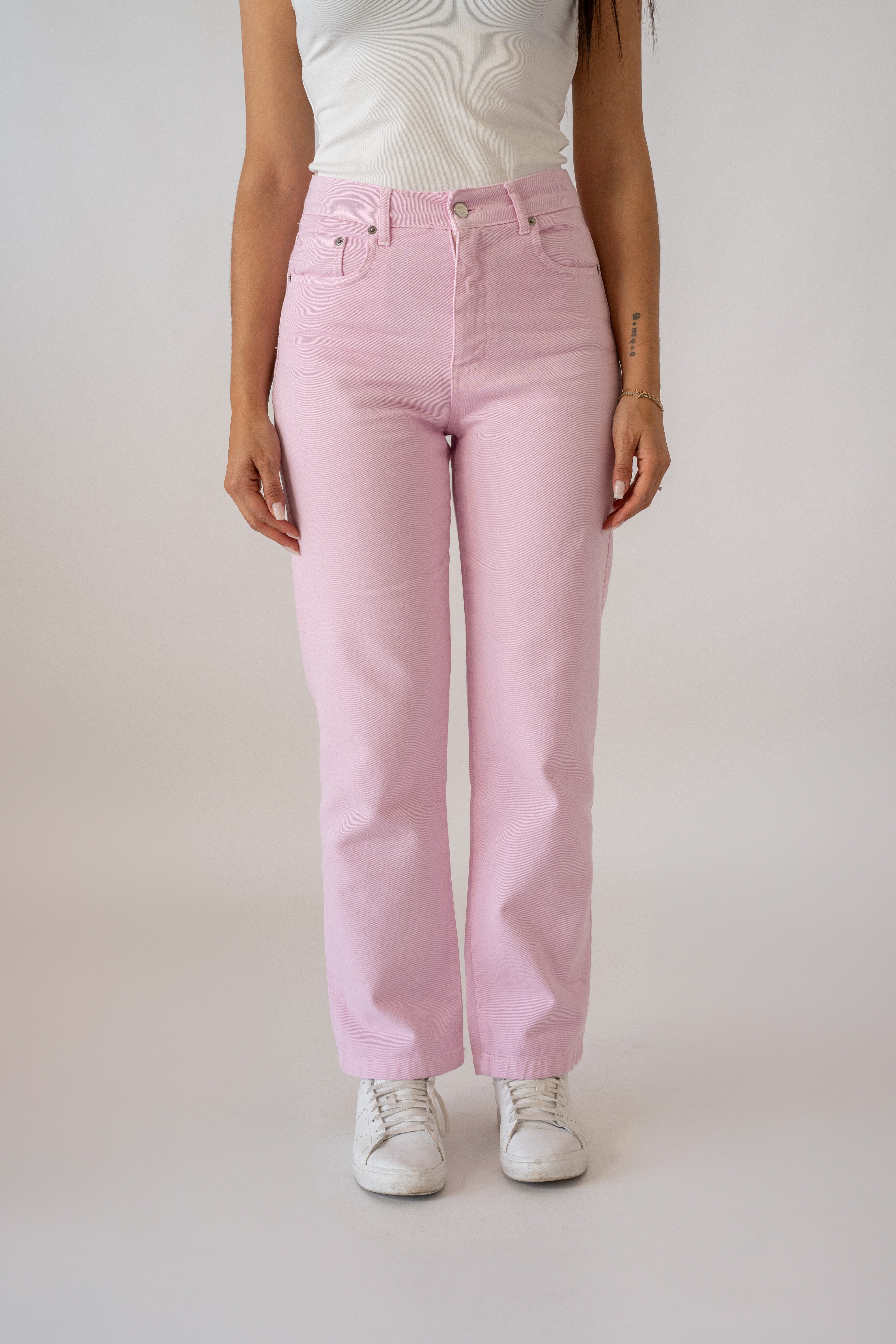 Jeans Vita Alta Pink
