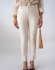 Pantalone A Sigaretta Con Spacchetti