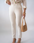 Pantalone A Sigaretta Con Spacchetti
