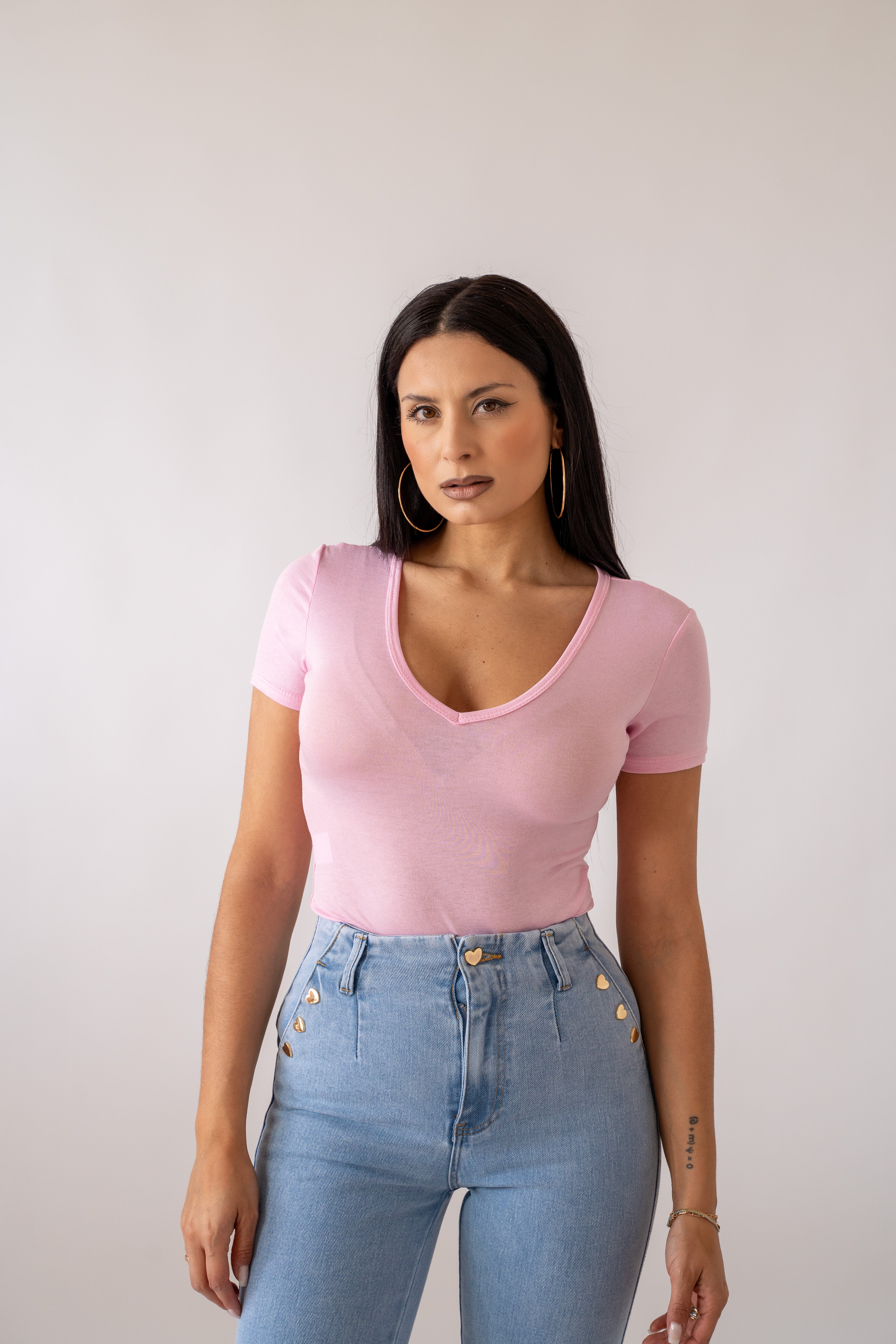 Body Scollo A V Pink