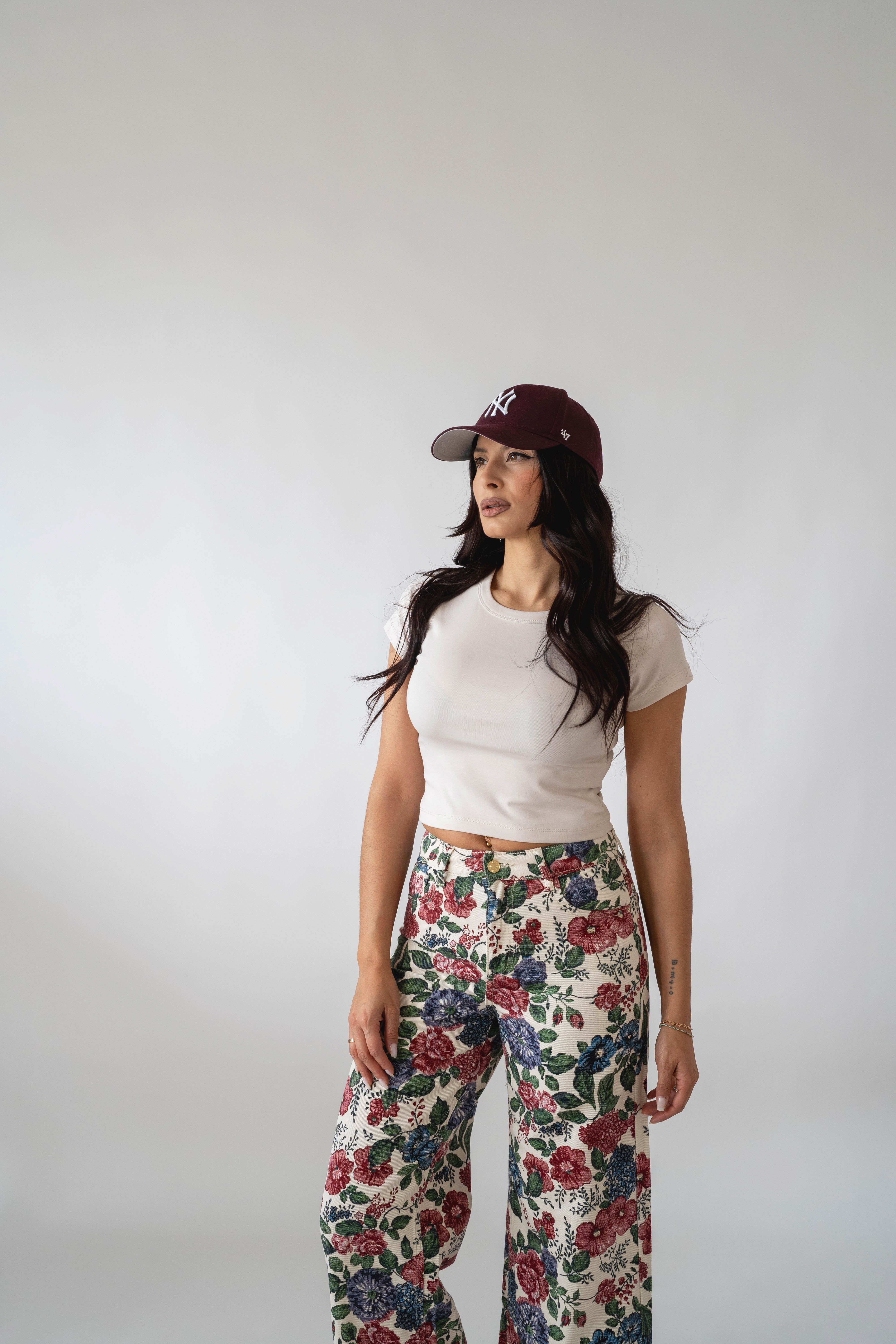 Maglia Crop Beige
