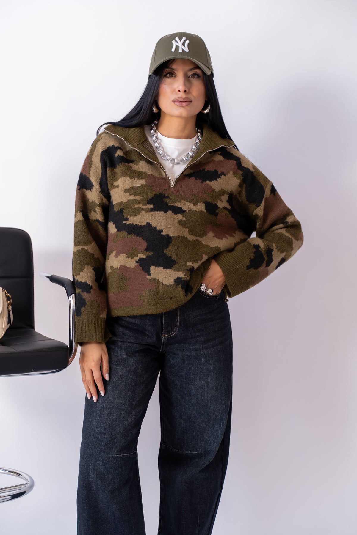 Maglione Army Green