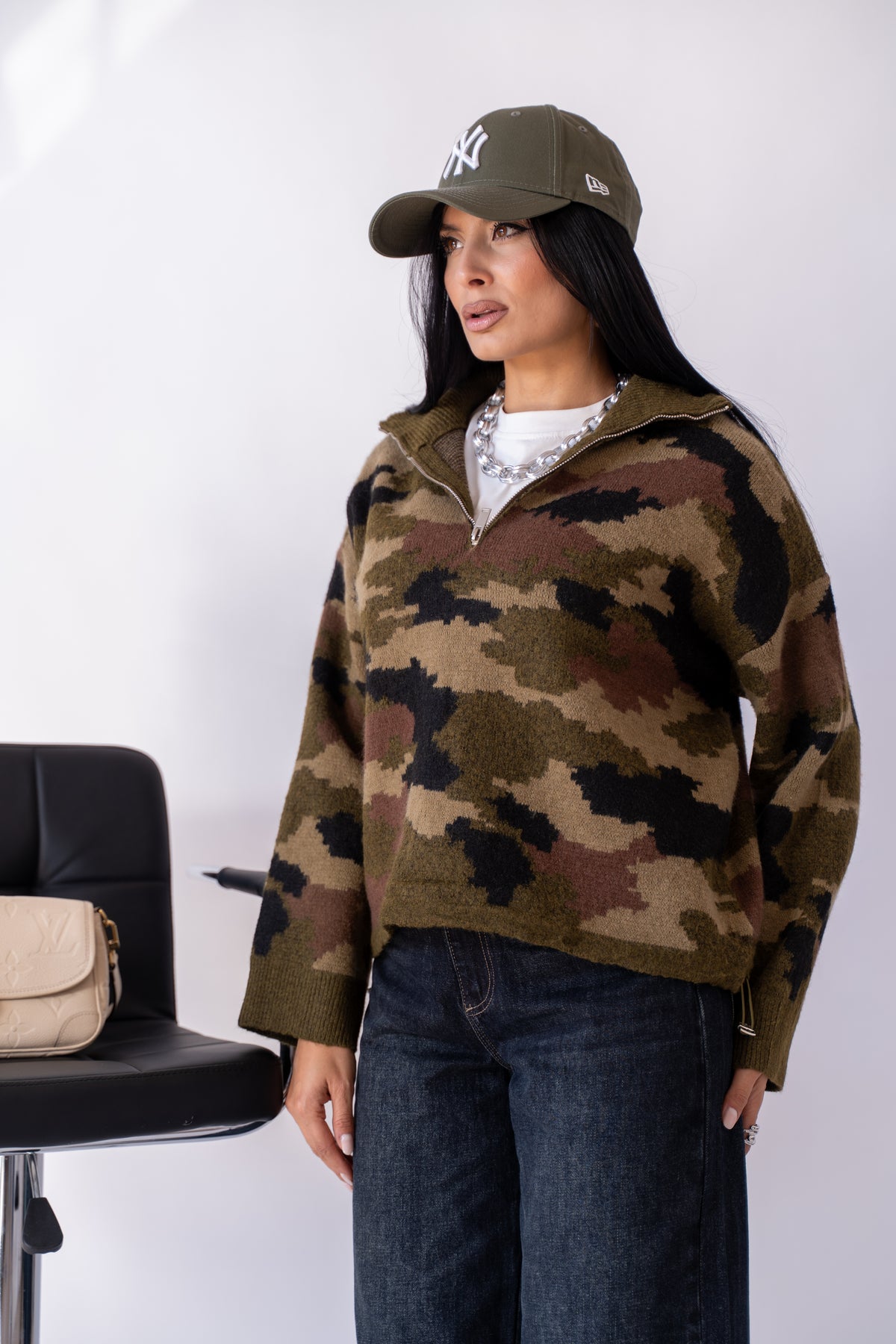 Maglione Army Green