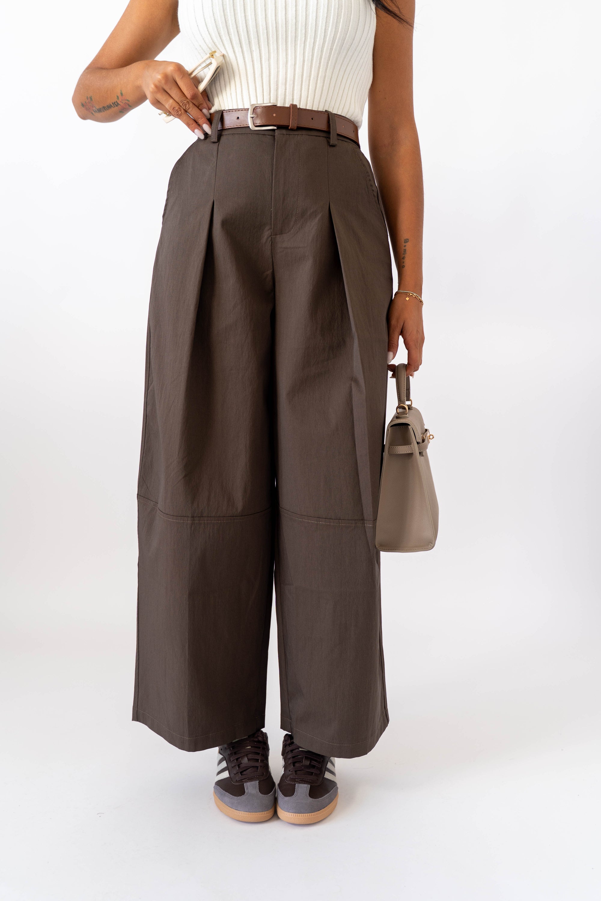 Pantalone Balloon Brown