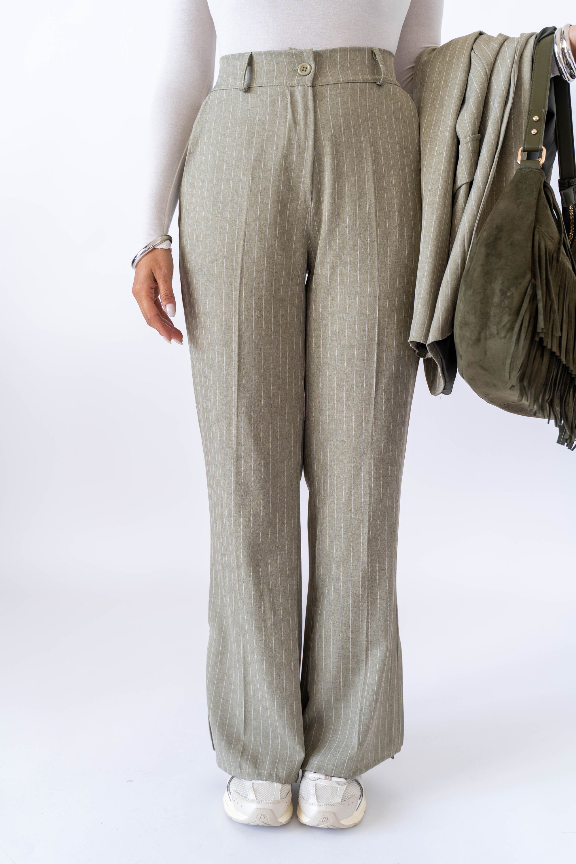 Tailleur Gessato Ambra