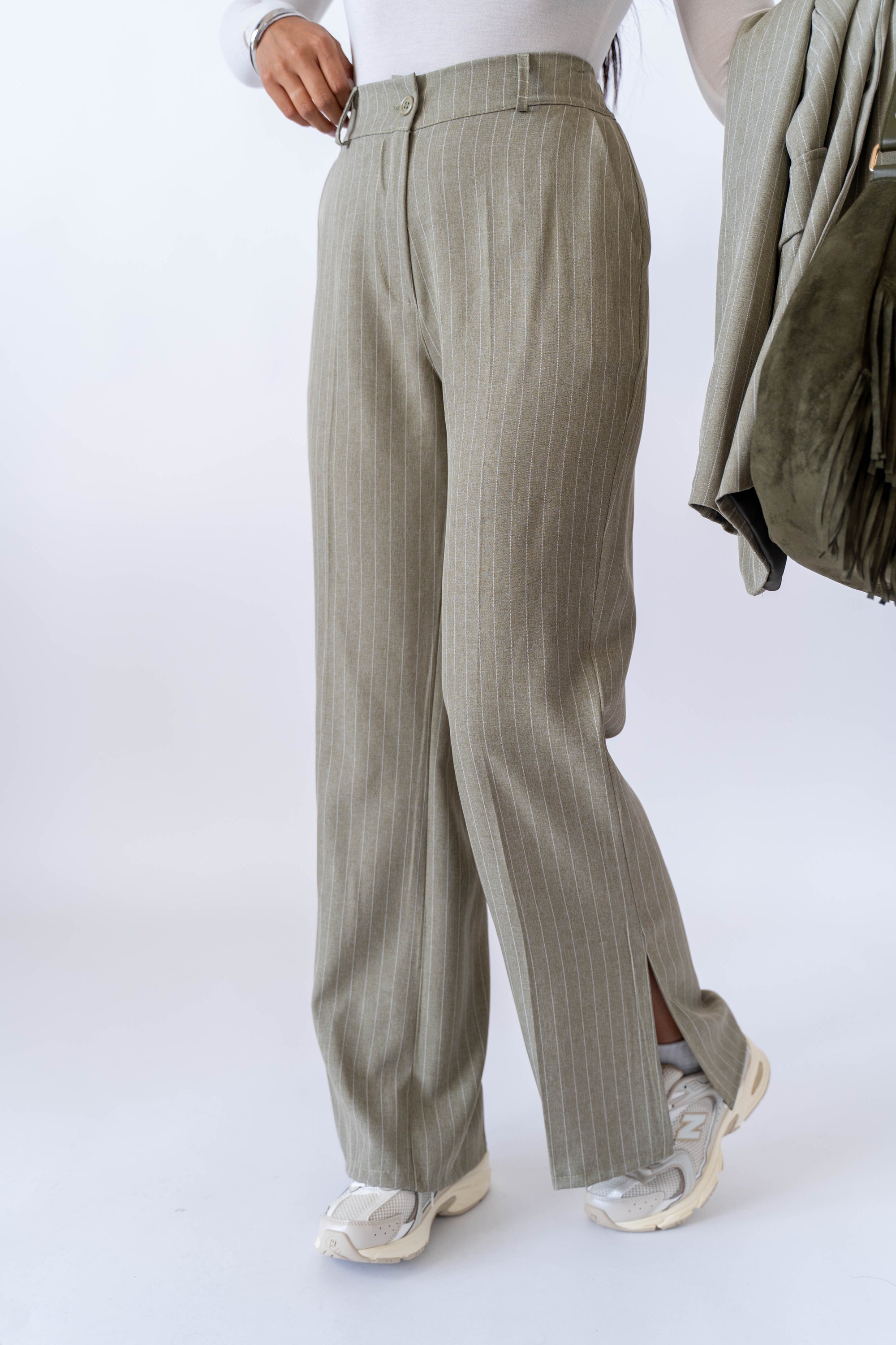 Tailleur Gessato Ambra