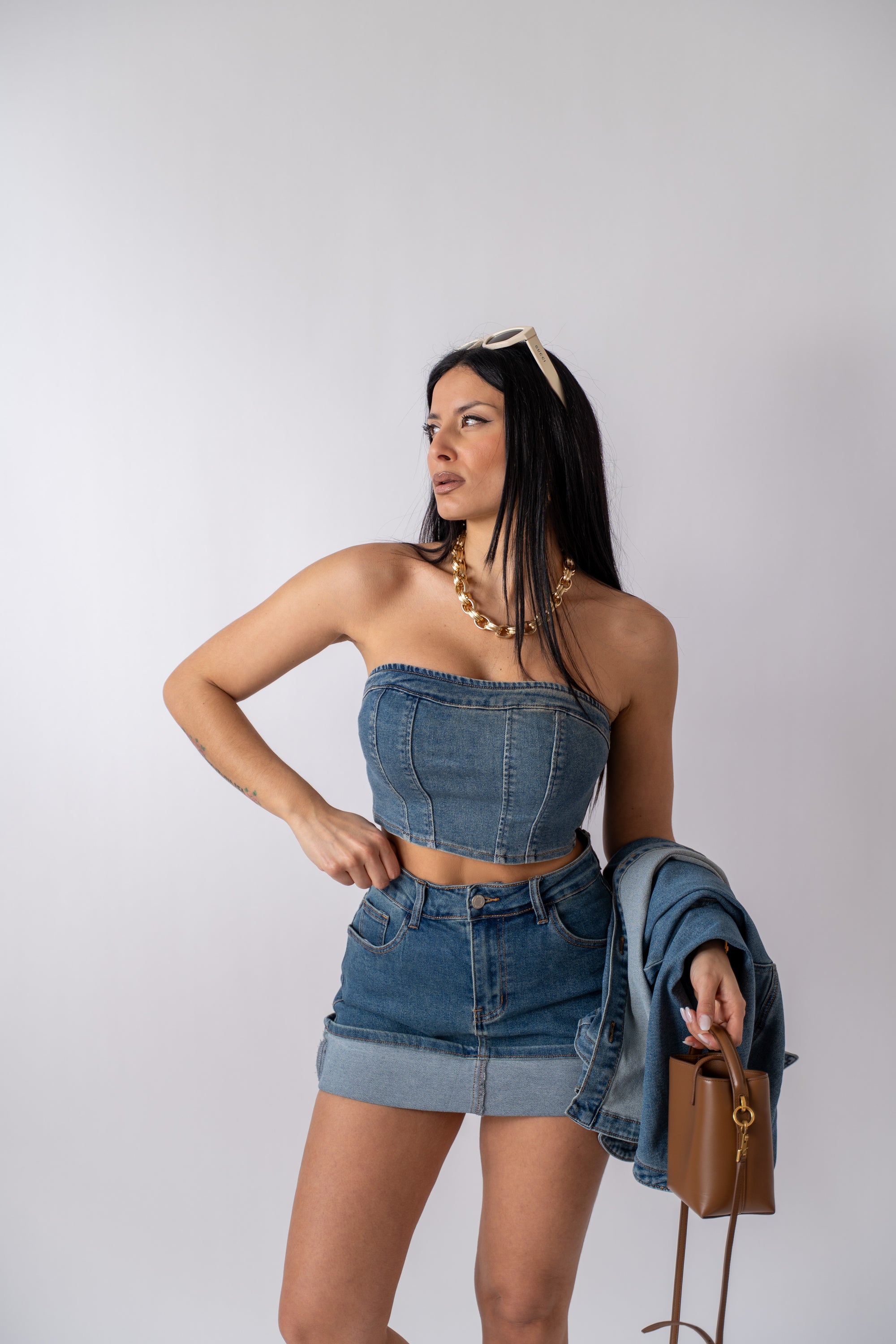 Top Denim Alice - Stylish Moda