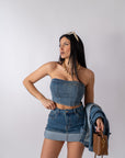 Top Denim Alice - Stylish Moda