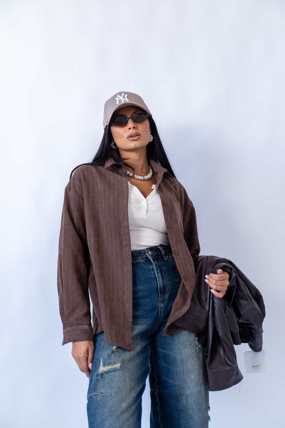 Camicia Brown Line