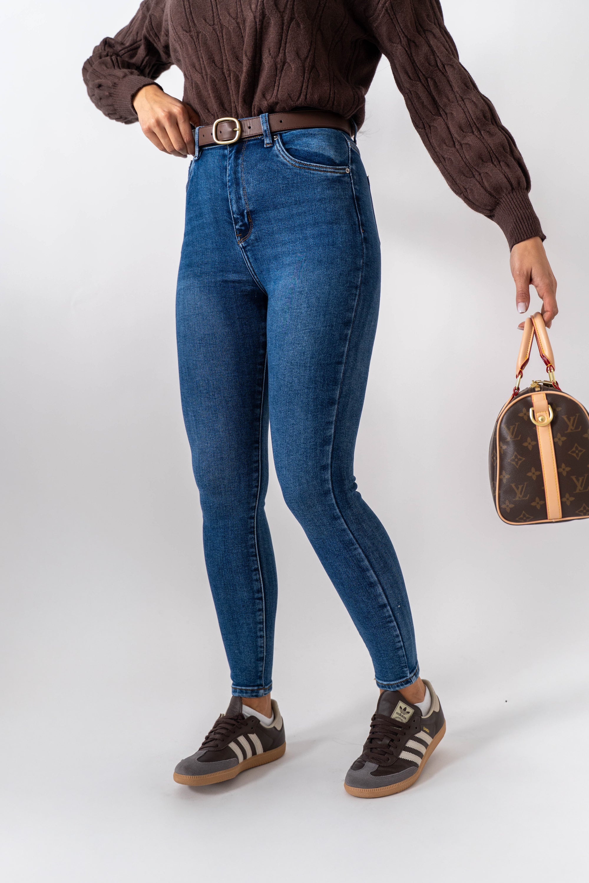 Jeans Skinny Denim Blu