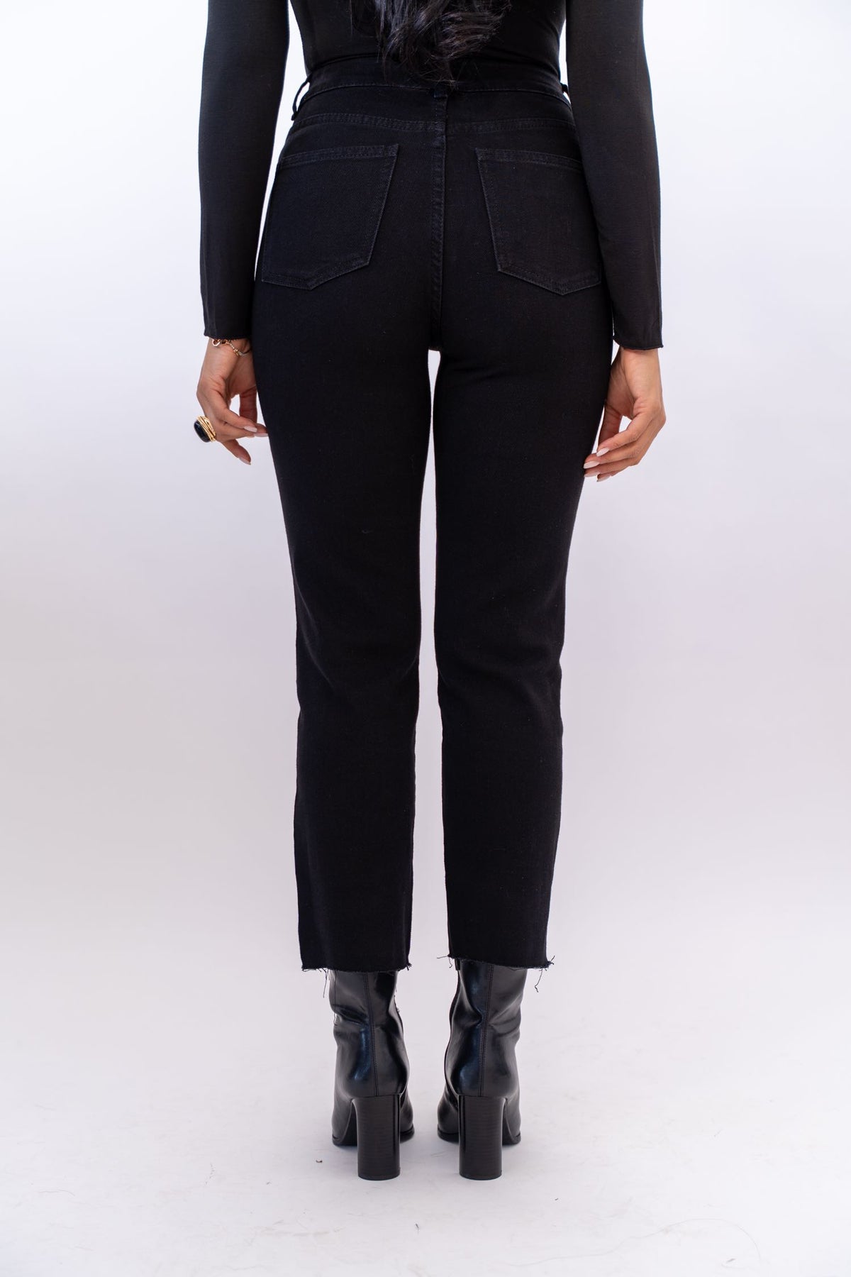 Jeans Mom Fit Black