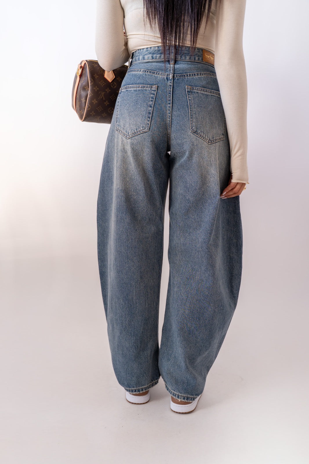 Jeans Balloon Denim Chiaro