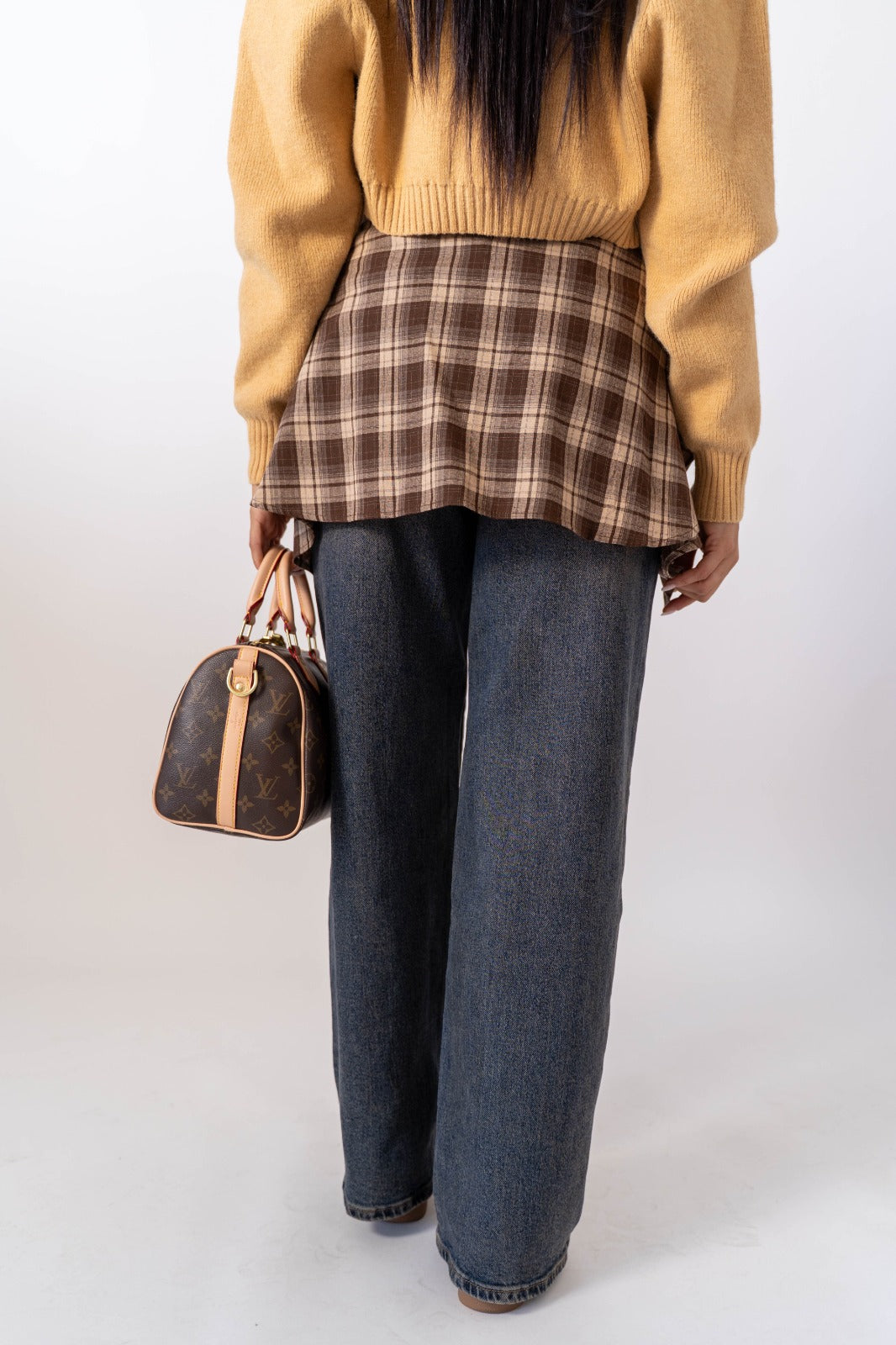 Jeans Vintage Con Camicia