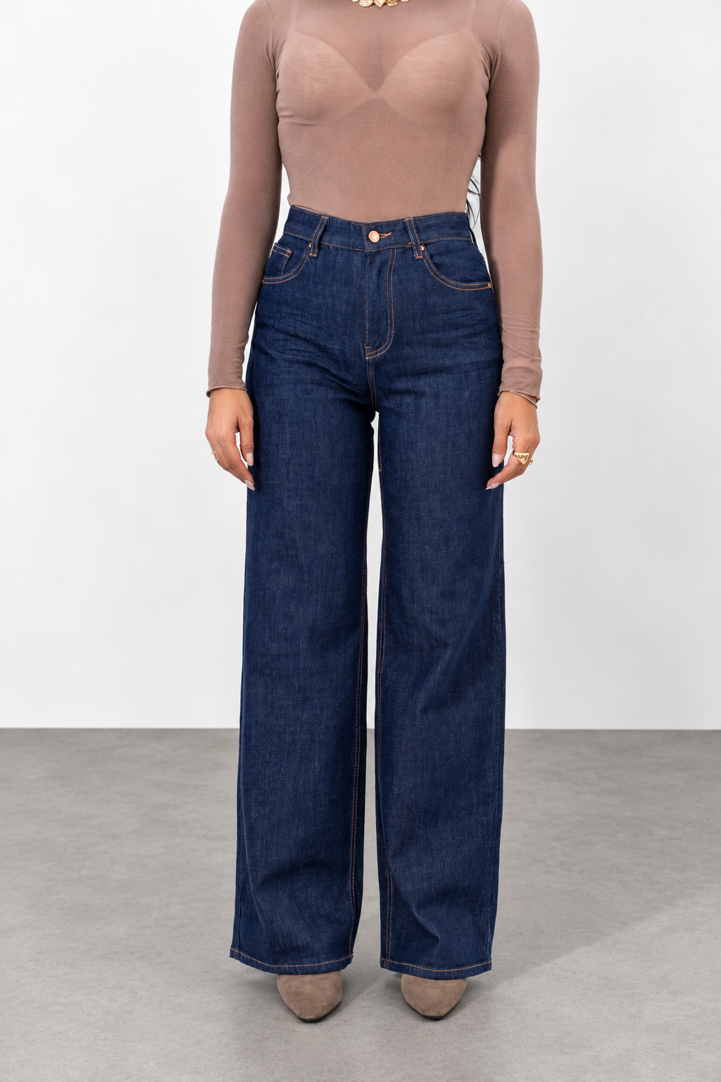 Jeans Wide Dark Denim