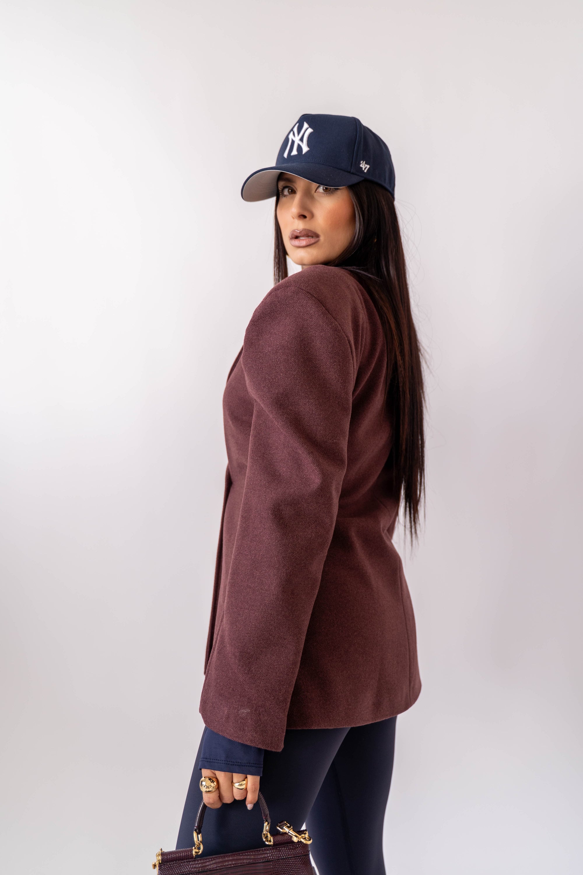 Giacca Doppiopetto Borgogna