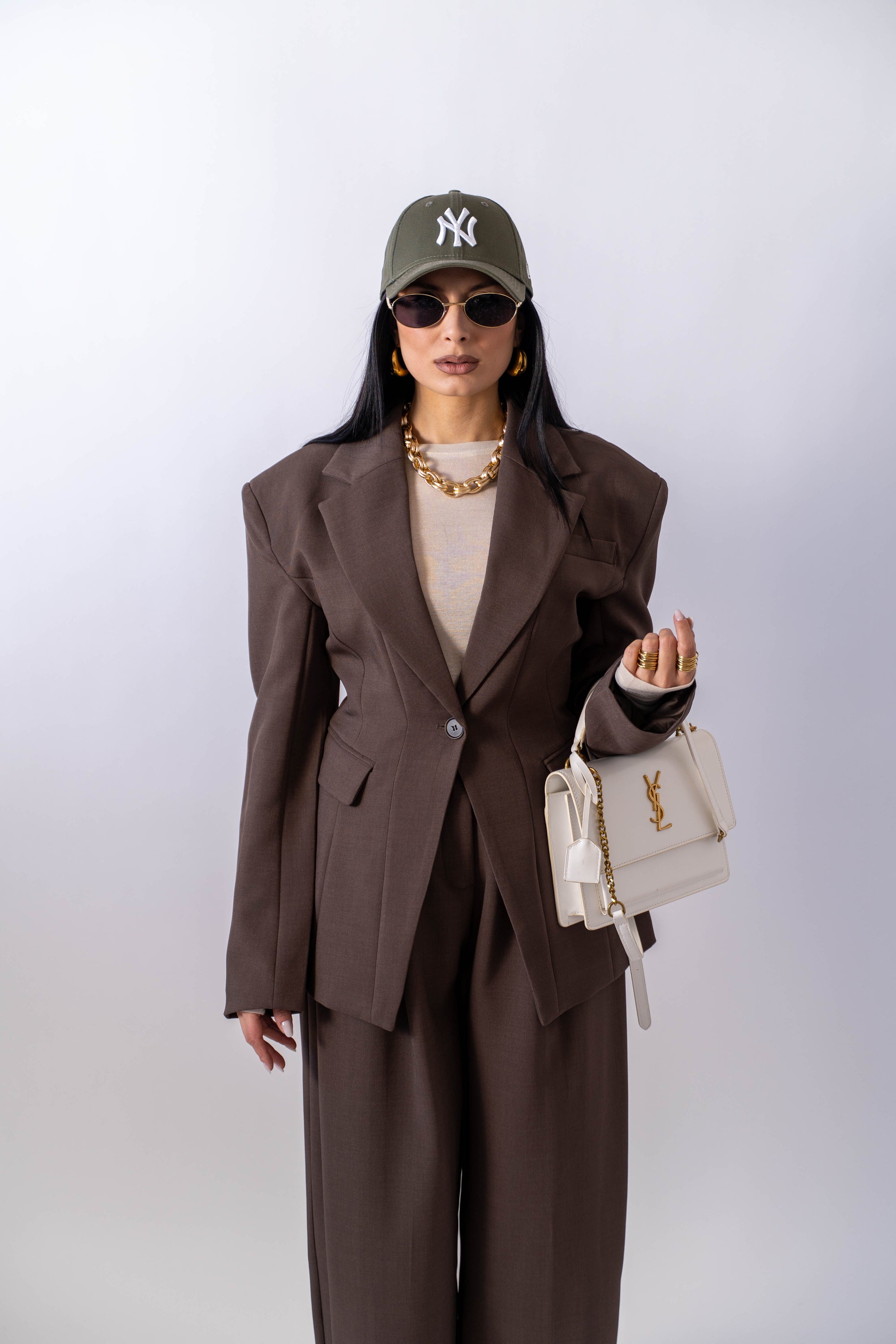 Giacca Avvitata Brown - Stylish Moda