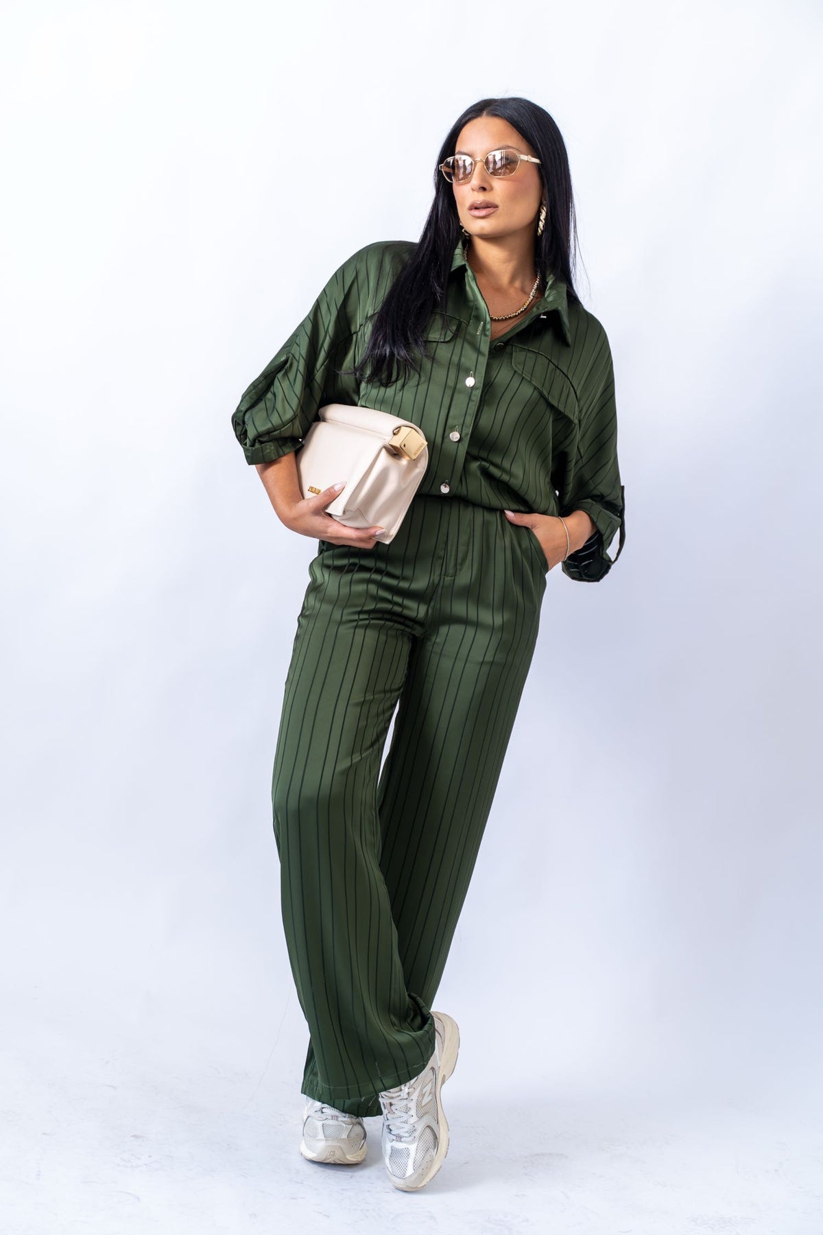 Coordinato Satin Green
